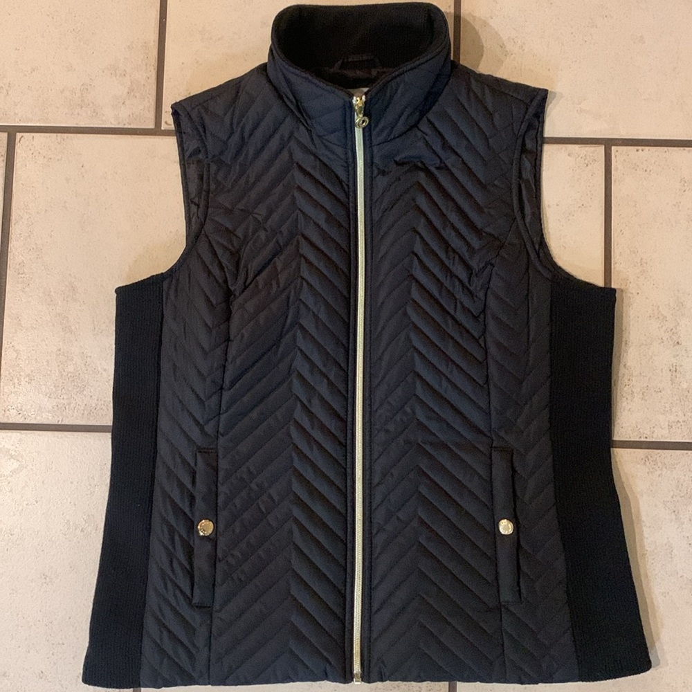 Marc New York Black Quilted Puff Vest